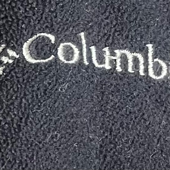 Columbia Sportswear Unisex 3X Black Fleece Pullover Half Zip Jacket Long Sleeve - Picture 2 of 4